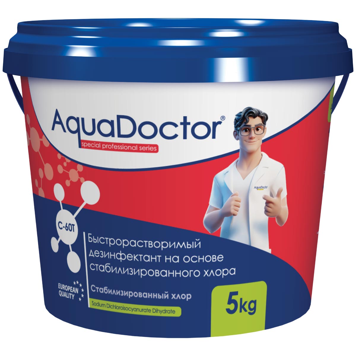 Активный хлор AquaDoctor C-60T в таблетках 5кг