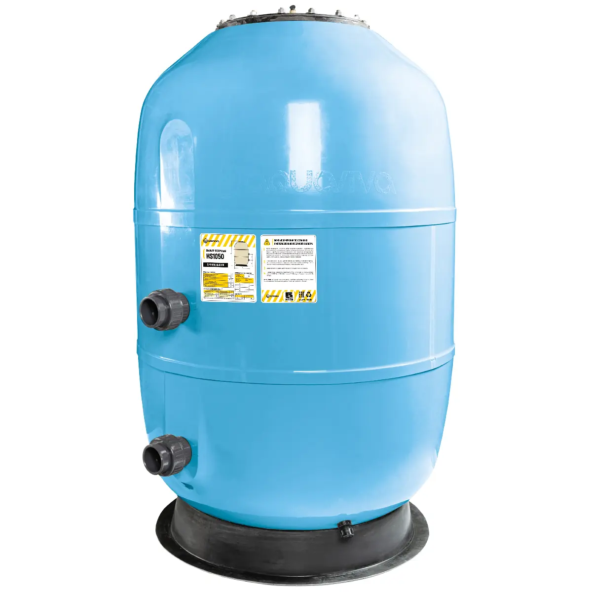 Фильтр озон. AquaViva HS1050 (43м³/ч, 1050 мм, 1540 кг, 75 мм, 2,5 Бар,1,2м засыпка)