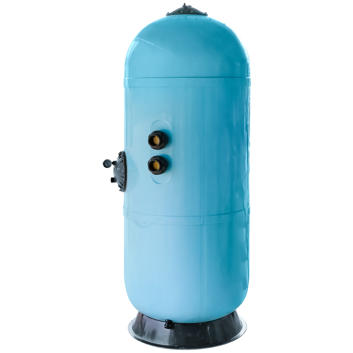 Фильтр озон. дюз. дно Aquaviva HS800 (25m3/h, 800mm, 998kg, 2,5 бар,1,2м, голубой) бок, 1.5"