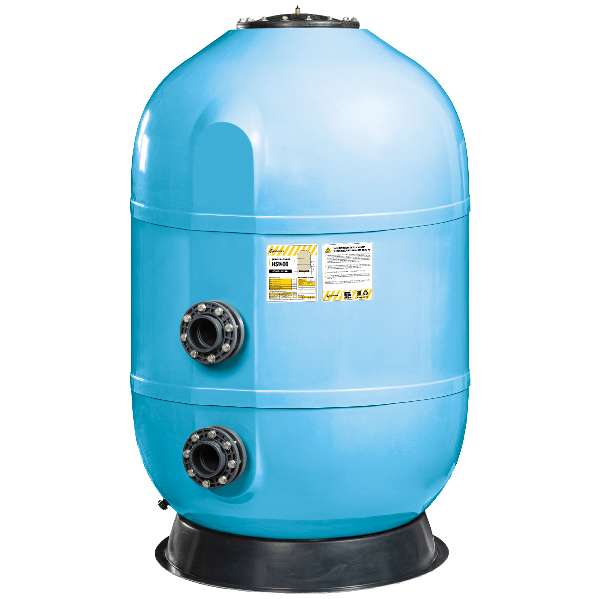 Фильтр дюз. дно Aquaviva HS1400 (77m3/h, 1400mm, 2780kg, 110mm, 2,5Бар,1,2м, голубой)