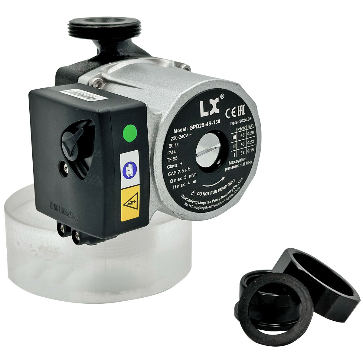 Циркуляционный насос AquaViva LX GPD32-4S-180 - 3.5 м³/ч; 4 м, 220В, 65 ватт