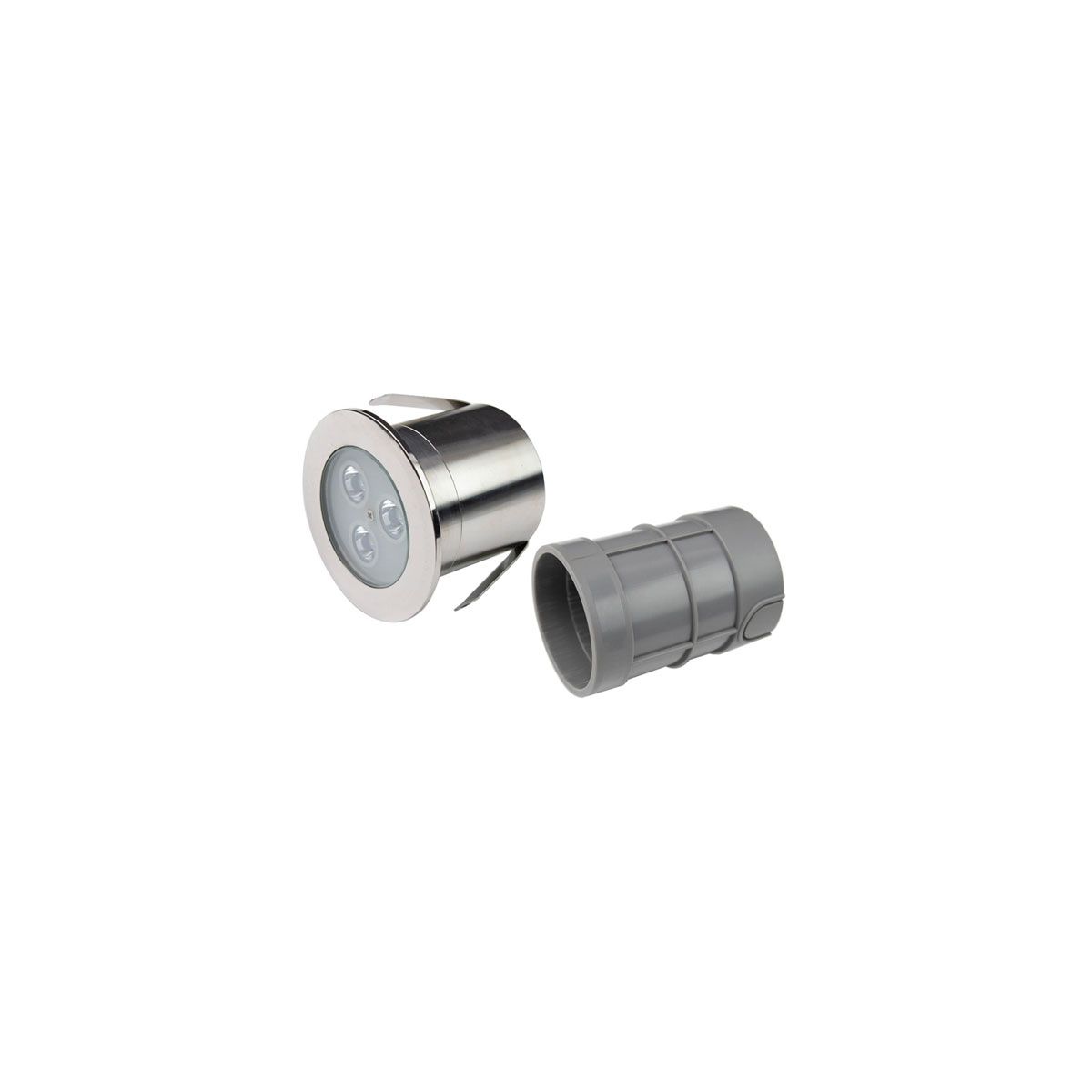 Прожектор светодиодный Aquaviva HJ-RC-SS75, 3led 6W NW (AISI-316) + закладная