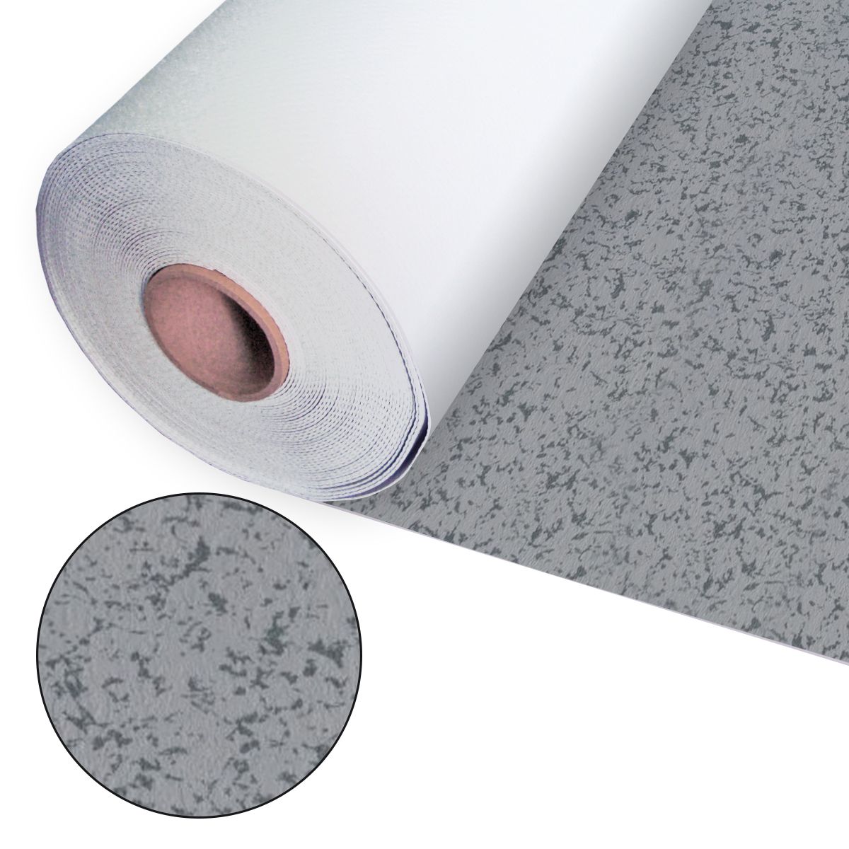 Лайнер камень Aquaviva Touch Gray Rio Meteorite 1,65x25,2m (41,58м.кв)