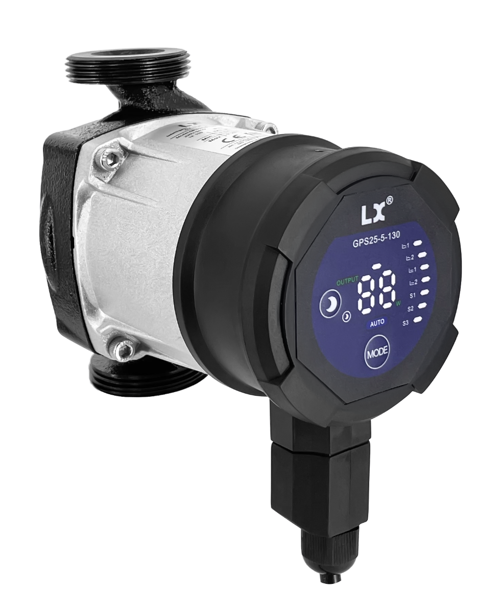 Циркуляционный насос AquaViva LX GPS25-4-130 - 2.5 м³/ч; 4 м, 220В, 22 ватт, с частотным регулированием