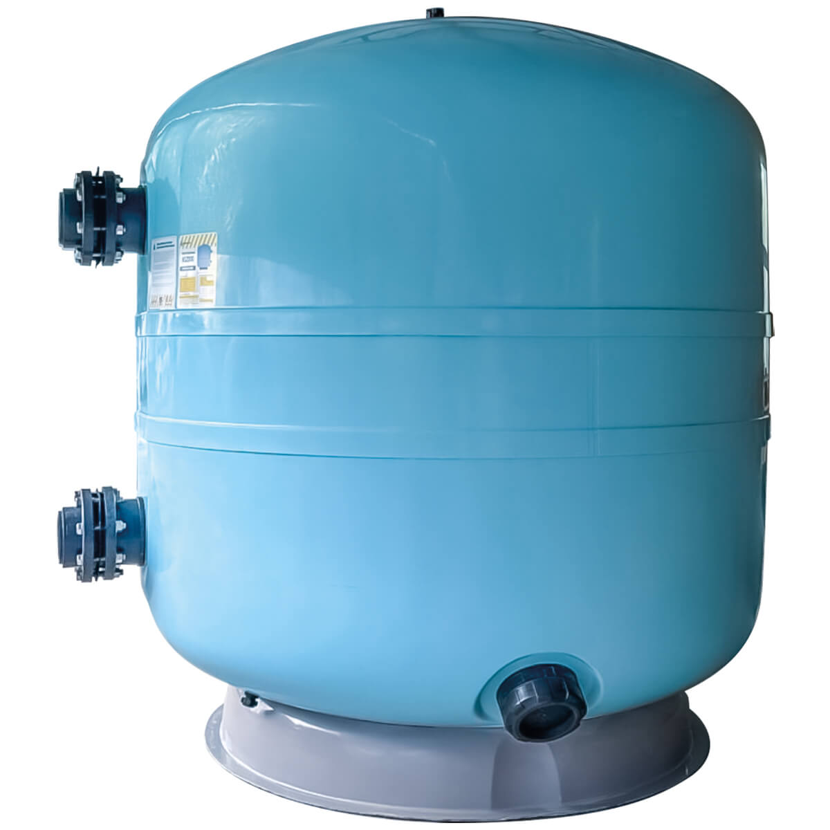 Фильтр дюз. дно Aquaviva HS2000 (157m3/h, 2000mm, 6732kg, 140mm, 2,5Бар,1,2м, голубой)+люк д/выгр. и см/окно