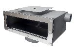 СКИММЕР V 35 литров с широкой рамкой с переливом AISI 316